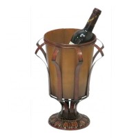 Antique Metal Wine Bottle Cooler