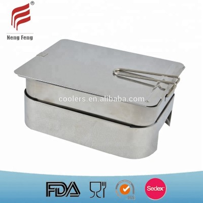 2019 Nengfeng customized portable multifunction stainless steel fish smoker stovetop for indoor/outdoor