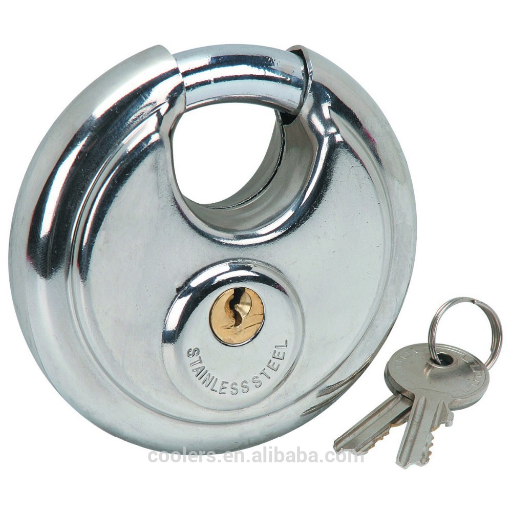 High quality stainless steel Circular Padlock Master Lock