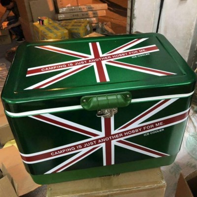 Customised promotional Logo Printed custom cooler box  ice bucket box cooler